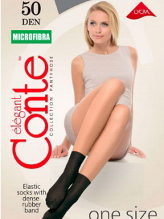 Носки женские Microfibra 50 (1 пара)конверт