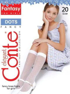 Гольфы для девочек нарядные DOTS 22С-4СП(18-22)