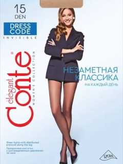 Колготки женские Dress Code 15XL (конверт)
